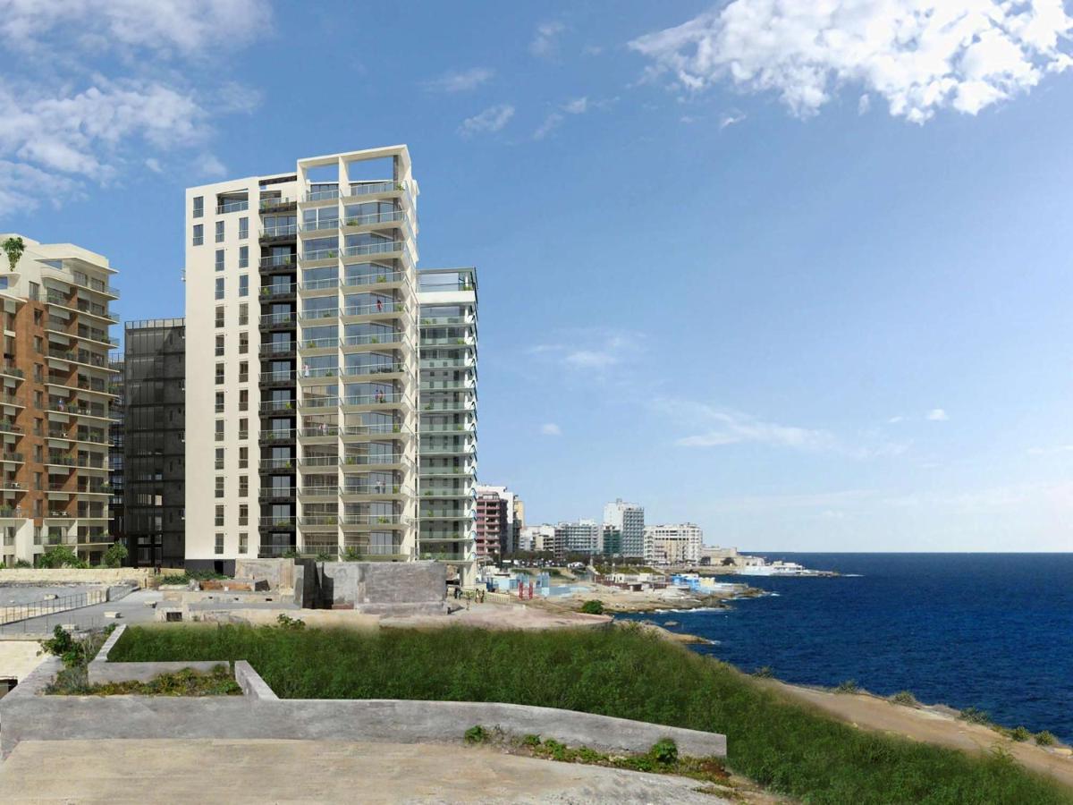 סליאמה Luxurious Apt With Ocean Views And Pool In Tigne Point מראה חיצוני תמונה